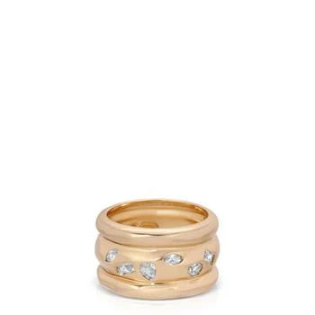 Ettika Jewelry | Bezel Crystal Thick Ring,商家Verishop,价格¥266