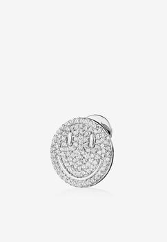 商品EÉRA | Special Order - Smile Diamond Stud Earring in 18-karat White Gold,商家Thahab,价格¥38000图片