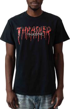 推荐Blood Drip Logo T-Shirt - Black商品