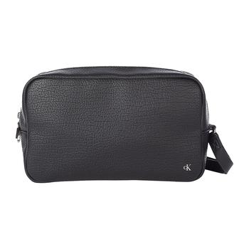 ck包价格, Calvin Klein | Calvin Klein Faux Leather Wash Bag - Black商品图片 