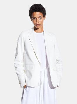 vince西装好不好, Vince | Vince Cotton and Linen Blazer in Off White商品图片 