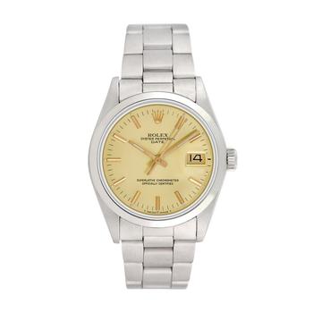 商品[二手商品] Rolex | Pre-owned Rolex Date Automatic Champagne Dial Men's Watch 15000 CSO,商家Jomashop,价格¥33838图片