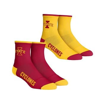 Rock 'Em | Youth Boys and Girls Socks Iowa State Cyclones Core Team 2-Pack Quarter Length Sock Set,商家Macy's,价格¥134