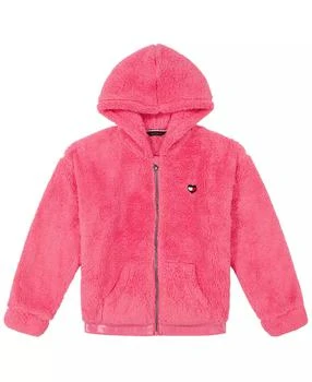 Tommy Hilfiger | Toddler and Little Girls Minky Zip Front Hoodie,商家Macy's,价格¥150