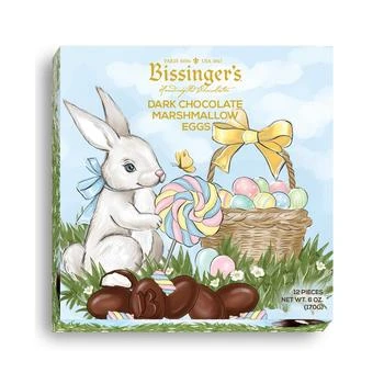 Bissinger's Handcrafted Chocolate | Easter Dark Chocolate Marshmallow Eggs, 12 Pieces,商家Macy's,价格¥194