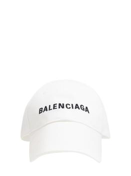 巴黎世家帽子怎么选, Balenciaga | Logo Embroidered Cotton Baseball Hat商品图片 