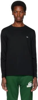 Lacoste | Black Crewneck Long Sleeve T-Shirt 7折