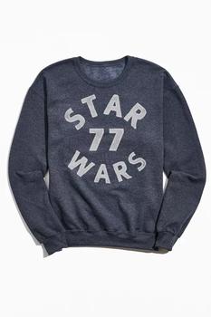 男装Urban Outfitters, Urban Outfitters | Star Wars 1977 Distressed Crew Neck Sweatshirt商品图片 额外9.5折, 额外九五折