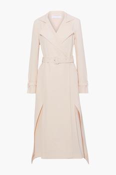 ROLAND MOURET, ROLAND MOURET | Elbury double-breasted belted wool-crepe coat商品图片 3折