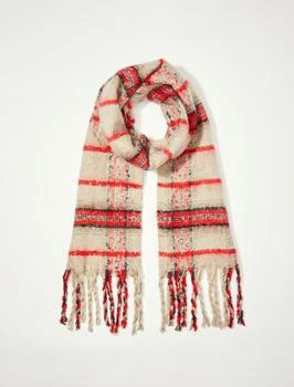 推荐Lucky Brand Plaid Brushed Blanket Scarf商品