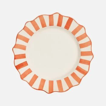 Anna + Nina Candy Cane Scalloped Dinner Plate,商家Coggles,价格¥245