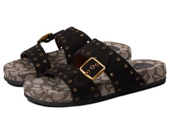 coach鞋, Coach | Ally Suede Sandal商品图片 3折起