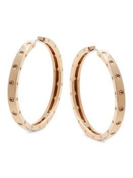 商品Roberto Coin | 18K Rose Gold Hoop Earrings,商家Saks OFF 5TH,价格¥11327图片