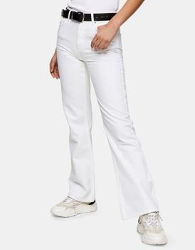 美国Topshop, Topshop | Topshop 90s flared jeans in white商品图片 4.4折