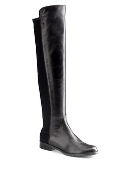 stuart weitzman 5050, Stuart Weitzman | 5050 Over-The-Knee Stretch-Leather Boots商品图片 