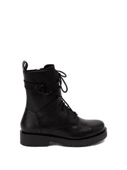 推荐Twin Set Combat Boots With `Oval T` Strap商品