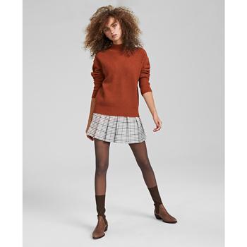 Charter Club | Women's 100% Cashmere Pointelle Sweater, Created for Macy's商品图片,7.5折×额外8折, 额外八折