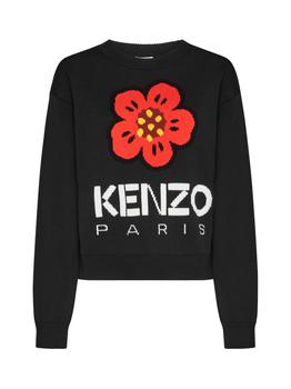 Kenzo | Kenzo Logo Intarsia Crewneck Jumper商品图片,7折起