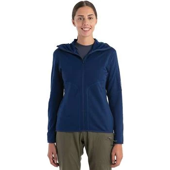 Icebreaker | Icebreaker Women's Merino 560 Realfleece Elemental II LS Zip Hoodie 7.5折