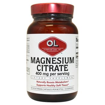 商品Olympian Labs | Magnesium Citrate, Veggie Capsules,商家Walgreens,价格¥123图片