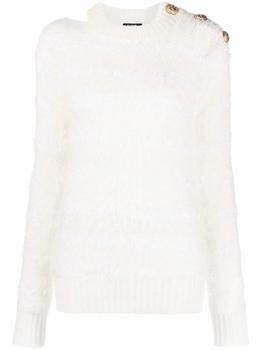 Balmain | Balmain Women's  Beige Wool Sweater商品图片,