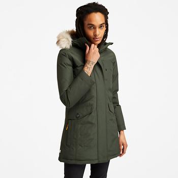 添柏岚外套, Timberland | DryVent™ Waterproof Parka for Women in Green商品图片 