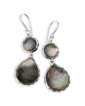 Ippolita | Sterling Silver 925 Rock Candy® Black Shell Doublet Double Drop Earrings,商家Bloomingdale's,价格¥2776