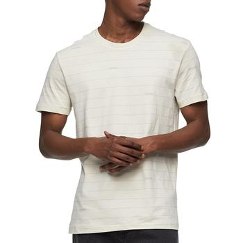 Calvin Klein | Men's Regular Fit, Short-Sleeve, Striped Crewneck T-Shirt商品图片,