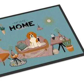 Caroline's Treasures | 24 in x 36 in Tricolor Beagle Sweet Home Door Mat Indoor/Outdoor,商家Verishop,价格¥292