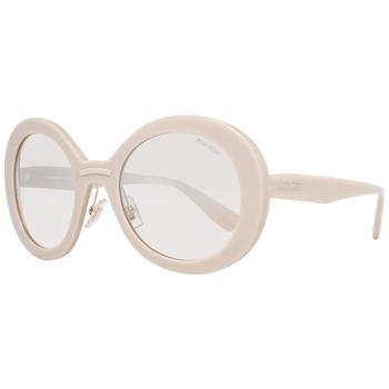 推荐Miu Miu MU04VS  Mirrored Oval Sunglasses商品