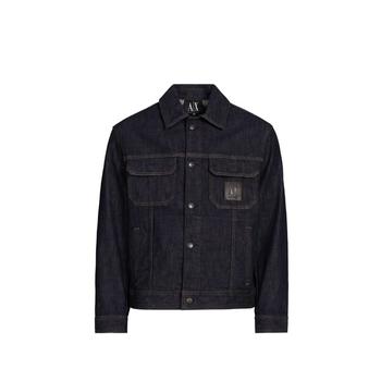 Armani Exchange Straight-cut denim jacket - Jackets