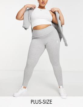 adidas裤子好不好, Adidas | adidas Originals Plus essentials leggings in grey商品图片 4.4折