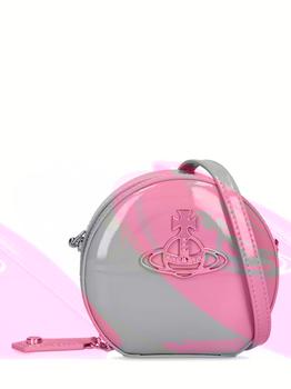 Vivienne Westwood | Mini Round Patent Leather Crossbody Bag商品图片,额外8折, 额外八折