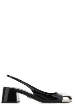 Prada | Prada Logo Plaque Slingback Pumps商品图片,