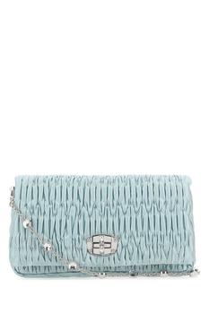 Miu Miu | Miu Miu Miu Crystal Fold-Over Shoulder Bag商品图片,7.3折