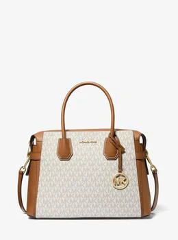 Michael Kors | 女式 Mercer 中号标志性徽标和皮革束带挎包,商家Michael Kors,价格¥906