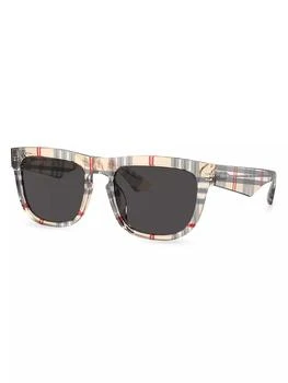 Burberry | 56MM Plaid Square Sunglasses 