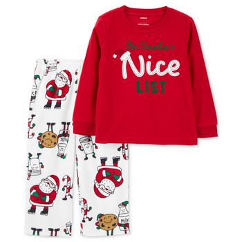商品Carter's | Toddler Santa Cookies 2-Pc. Fleece Sweatshirt & Pajama Pants Set,商家Macy's,价格¥185图片