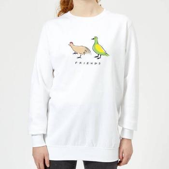 老友记推荐, Friends | Friends The Chick And The Duck Women's Sweatshirt - White商品图片 
