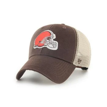 推荐Men's '47 Brown, Natural Cleveland Browns Flagship MVP Snapback Hat商品