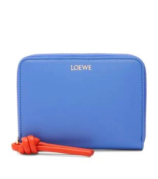 推荐Leather Knot Zip-Around Wallet商品