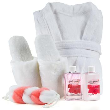 商品Freida and Joe | Pink Peony Bath & Body Spa Gift Set,商家Lord & Taylor,价格¥456图片