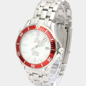 推荐Omega White Stainless Steel Seamaster Co-Axial Olympic Special Edition 212.30.41.20.04.001 Men's Wristwatch 41 MM商品