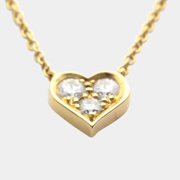 [二手商品] Tiffany & Co. | Tiffany & Co. Sentimental Heart 18K Rose Gold Diamond Necklace商品图片,