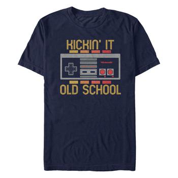 Nintendo | Nintendo Men's Classic NES Kickin It Old School Controller T-Shirt商品图片,独家减免邮费