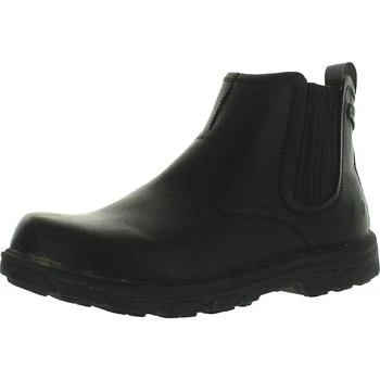 推荐Skechers Mens Segment - Dorton Leather Ankle Chelsea Boots商品