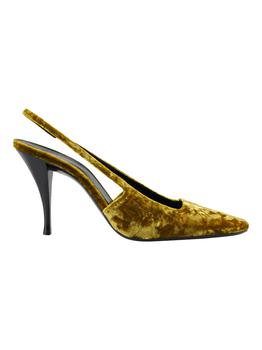 圣罗兰鞋女鞋, Yves Saint Laurent | SAINT LAURENT DÉCOLLETÉ BLADE APERTE SUL RETRO IN VELLUTO SHOES商品图片 7.6折