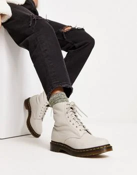 推荐Dr Martens 1460 Pascal Virginia boots in cobblestone商品