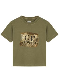 推荐KIDS Green printed cotton T-shirt (4-6 years)商品