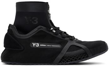 Y-3 | Black Mesh Runner 4D Low Sneakers商品图片 5.2折, 独家减免邮费